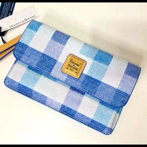 Dooney & Bourke Quadretto Check Wristlet Wallet